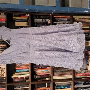 LANE BRYANT Lavender Lace and Tulle Dress in size 18/20